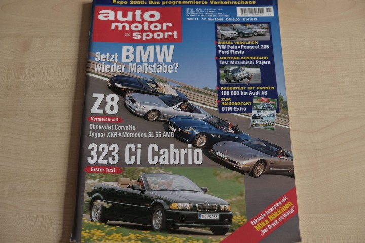Deckblatt Auto Motor und Sport (11/2000)